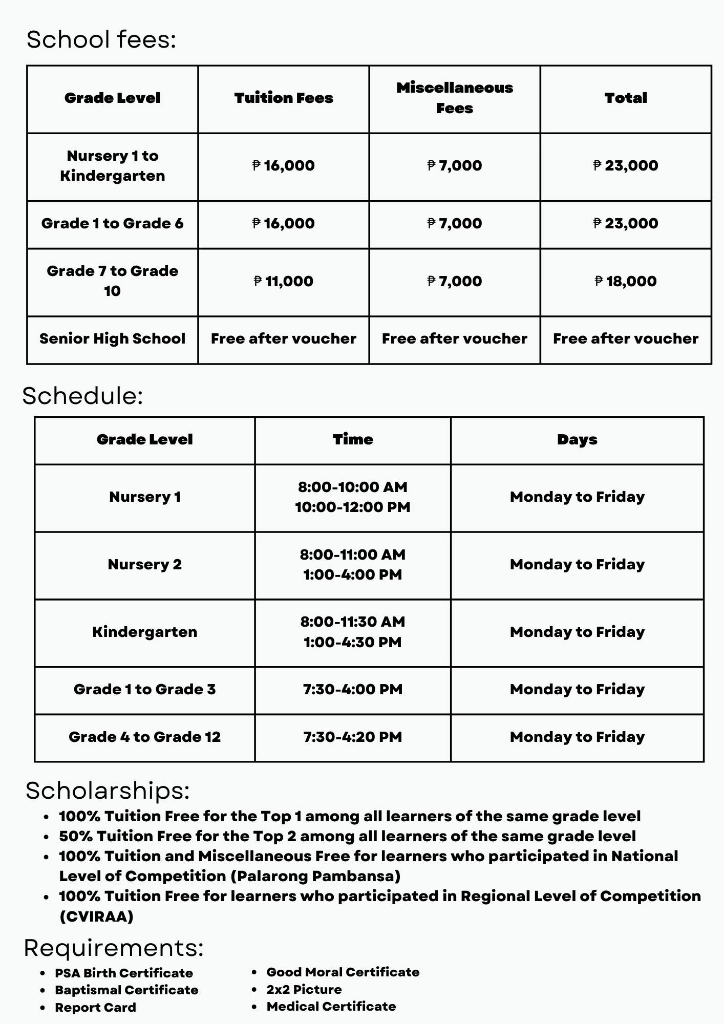 Enrollment is now ongoing for SY 2023-2024! – Formative Academic and ...